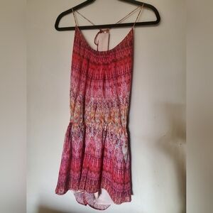 Lavender Brown Romper Size Small Nwot